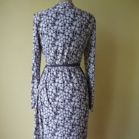 Bandolino long sleeve wrap Stretch dress size‎ 8 - Picture 3 of 4